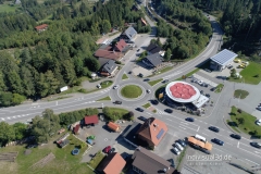 Kreisverkehr in Feldberg-Baerental